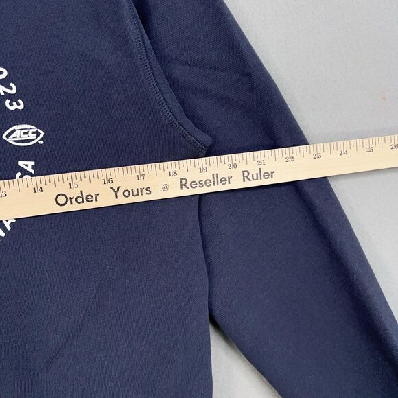 Gatorade Sweatshirt Womens Small Navy Blue Cropped Crewneck ACC Charlotte 2023 - Picture 13 of 15